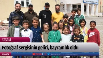 Fotoğraf sergisinin geliri,bayramlık oldu