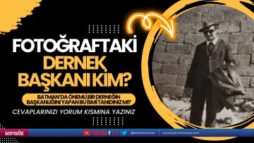 Fotoğraftaki dernek başkanı kim?
