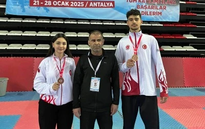 Furkan, T&uuml;rkiye şampiyonu&hellip;