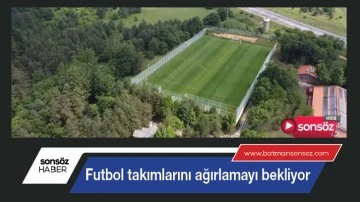 Futbol takımlarını ağırlamayı bekliyor