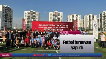 Futbol turnuvası yapıldı