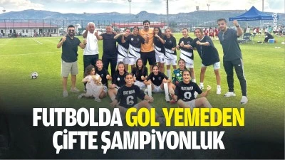 Futbolda gol yemeden &ccedil;ifte şampiyonluk