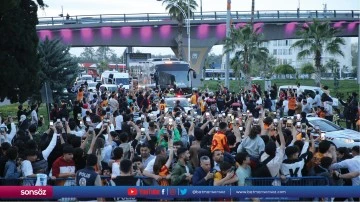 Galatasaray kafilesi Süper Kupa maçı için Şanlıurfa'ya geldi