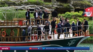 Galatasaraylı y&ouml;neticiler, Halfeti'yi gezdi
