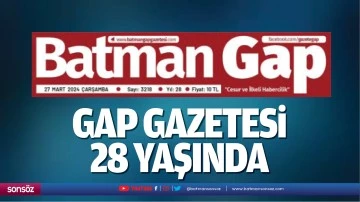 Gap Gazetesi 28 yaşında