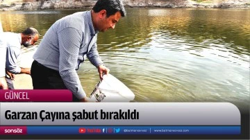 Garzan &Ccedil;ayına şabut bırakıldı