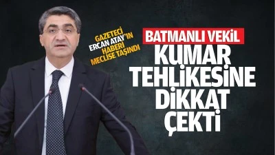 Gazeteci Ercan Atay&rsquo;ın haberi meclise taşındı