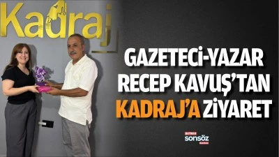 Gazeteci-Yazar Recep Kavuş&rsquo;tan Kadraj&rsquo;a ziyaret