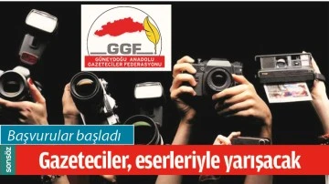 GAZETECİLER, ESERLERİYLE YARIŞACAK