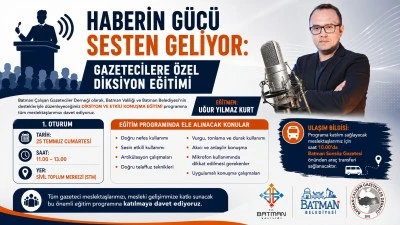 Gazeteciler i&ccedil;in diksiyon eğitimleri başlıyor
