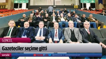 Gazeteciler se&ccedil;ime gitti