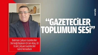 &ldquo;Gazeteciler toplumun sesi&hellip;&rdquo;