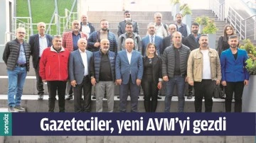 GAZETECİLER, YENİ AVM&rsquo;Yİ GEZDİ