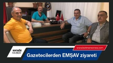 Gazetecilerden EMŞAV ziyareti
