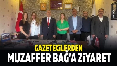 Gazetecilerden Muzaffer Bağ&rsquo;a ziyaret