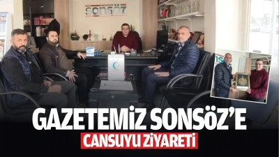 Gazetemiz Sons&ouml;z&rsquo;e Cansuyu ziyareti&hellip;