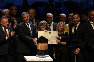 Gaziantep'e "2025 Avrupa &Ouml;d&uuml;l&uuml;" verildi