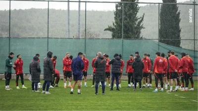 Gaziantep FK, G&ouml;ztepe ma&ccedil;ının hazırlıklarını s&uuml;rd&uuml;rd&uuml;