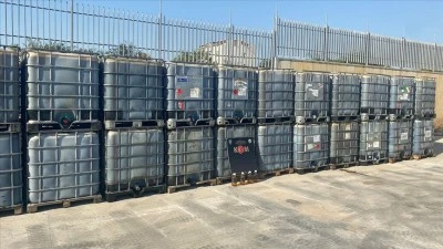 Gaziantep'te 34 bin 300 litre ka&ccedil;ak akaryakıt ele ge&ccedil;irildi