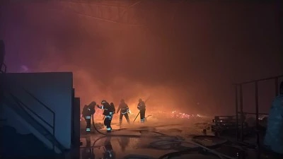 Gaziantep'te ambalaj fabrikasında &ccedil;ıkan yangın s&ouml;nd&uuml;r&uuml;ld&uuml;