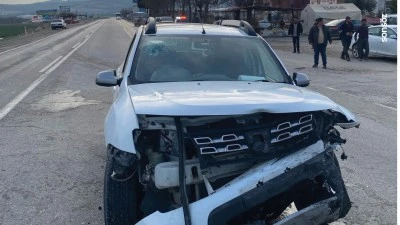 Gaziantep&rsquo;te iki otomobilin &ccedil;arpıştığı kazada 5 kişi yaralandı