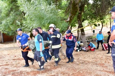 Gaziantep'te patlama tatbikatı yapıldı