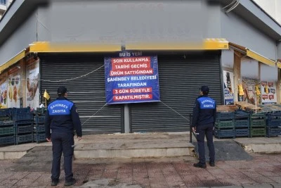 Gaziantep'te tarihi ge&ccedil;miş &uuml;r&uuml;n satan iki markete kapatma cezası verildi