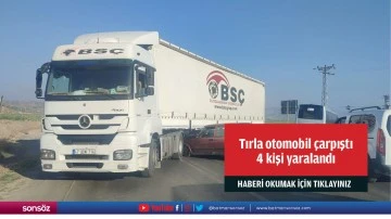 Gaziantep'te tırla otomobil &ccedil;arpıştı 4 kişi yaralandı