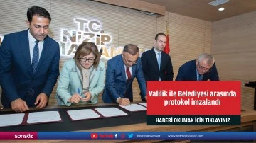 Gaziantep Valiliği ile B&uuml;y&uuml;kşehir Belediyesi arasında protokol imzalandı