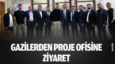 Gazilerden Proje Ofisine ziyaret