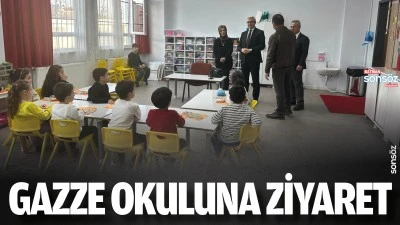 Gazze Okuluna ziyaret