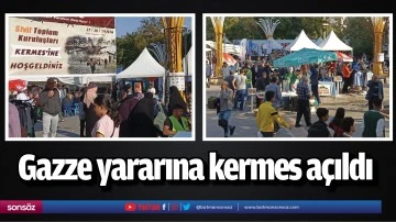 Gazze yararına kermes a&ccedil;ıldı