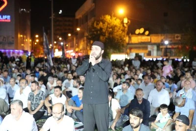 Gazze'ye saldırıları Diyarbakır'da protesto edildi