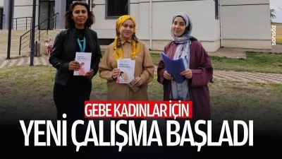 Gebe kadınlar i&ccedil;in yeni &ccedil;alışma başladı