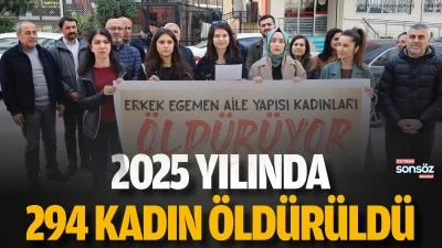Ge&ccedil;tiğimiz yıl 294 kadın &ouml;ld&uuml;r&uuml;ld&uuml; 