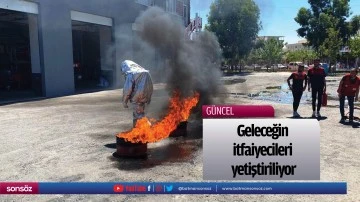 Geleceğin itfaiyecilerini yetiştiriliyor