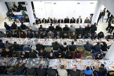 Geleneksel iftar programı d&uuml;zenlendi