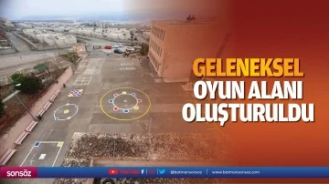 Geleneksel oyun alanı oluşturuldu