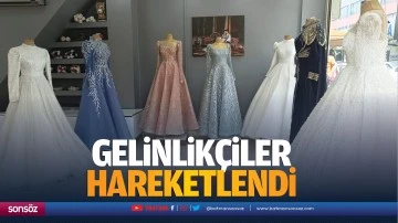 Gelinlik&ccedil;iler hareketlendi