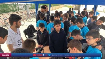 Geliştirdikleri projeleri liselilere tanıttı
