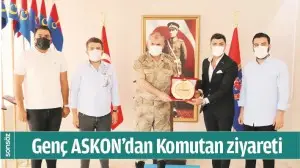 GEN&Ccedil; ASKON&rsquo;DAN KOMUTAN ZİYARETİ