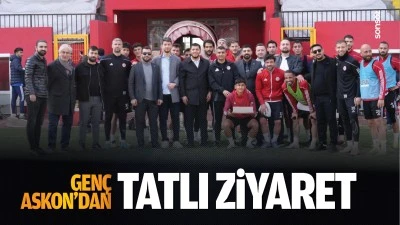 Gen&ccedil; Askon&rsquo;dan tatlı ziyaret