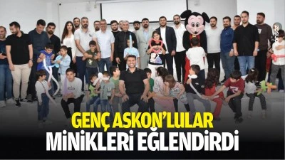Gen&ccedil; ASKON&rsquo;lular, minikleri eğlendirdi