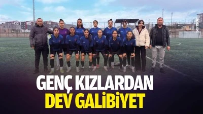 Gen&ccedil; kızlardan dev galibiyet