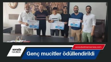 Gen&ccedil; mucitler &ouml;d&uuml;llendirildi