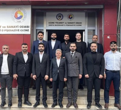 Gen&ccedil; M&Uuml;SİAD Genel Başkanı G&uuml;ll&uuml;oğlu Cizre TSO'yu ziyaret etti