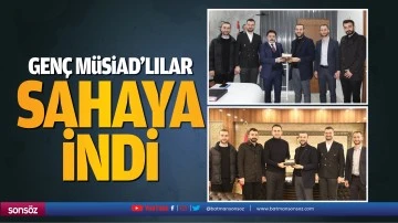 Gen&ccedil; M&Uuml;SİAD&rsquo;lılar sahaya indi