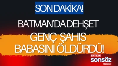 Gen&ccedil; şahıs, 62 yaşındaki babasını &ouml;ld&uuml;rd&uuml;!