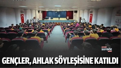 Gen&ccedil;ler, ahlak s&ouml;yleşisine katıldı