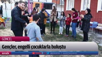 Gen&ccedil;ler, engelli &ccedil;ocuklarla buluştu